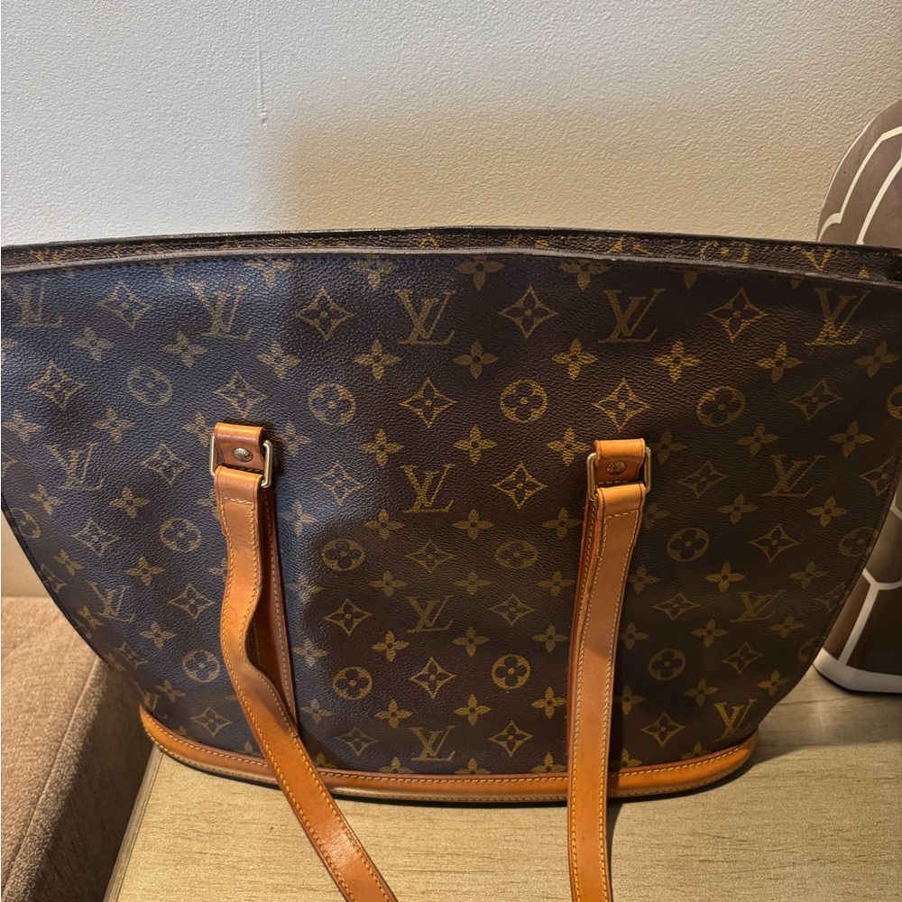 Louis Vuitton Brown Monogram Babylone Tote Authentic with COA!